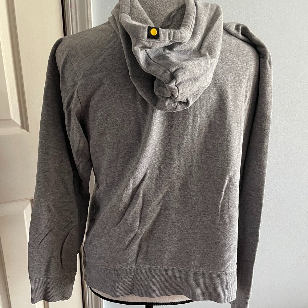 LIFE IS GOOD Women's zipped hoodie - Love is all you need distressed gray - M - Picture 3 of 5